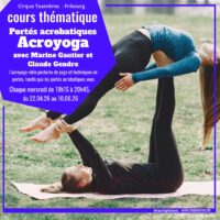 Cours thématique : AcroYoga / Portés Acrobatiques du 22.04.26 au 10.06.26